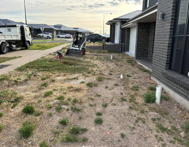 Moana concrete preparation site, before work commenced